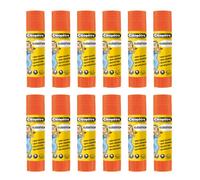 CLEOPATRE - Cléo'Stick - Boîte de 12 Bâtons de Colle, Plastique Recyclé - Sans Solvant - Tubes de Colle 8g - Idéal pour École, Bureau, Fournitures Scolaires