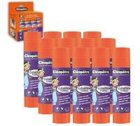 Cléopâtre - BA8-18x12 - Cléo'stick purple - Boîte de 12 bâtons de colle violette 8 g