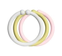 Lot de 12 BIBS LOOPS, Sans bisphénol A, Qualité alimentaire, Polypropylène. Polypropylène, Haze/Meadow/Blossom