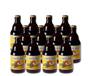 Lot de 12 bières belges Chouffe blonde 8° 33 cl