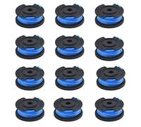 Lot de 12 bobines de fil de rechange pour tondeuse à gazon pour Karcher LTR 18-30 (14443120), remplace le numéro 2.444-016.0