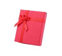 Lot de 12 boîtes à bijoux en papier et carton for bagues, colliers, boucles d'oreilles, for femmes, avec éponge blanche 7 x 9 cm pour Ranger les Boucles d'oreilles(Red)