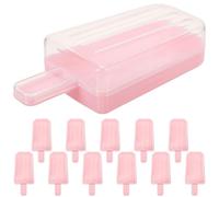 Lot de 12 boîtes à bonbons en forme de crème glacée, boîtes à sucettes glacées, boîtes à bonbons, boîtes à dragées au chocolat, boîtes à friandises pour anniversaire, mariage, fête prénuptiale