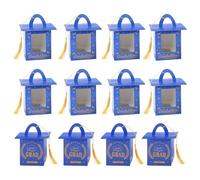 Lot de 12 boîtes à chocolat avec pompon pour diplômés - Avec fenêtre transparente - Pour étudiants, camarades et