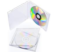 Lot De 12 Boîtiers De Cd Transparents Cd/Dvd Jewel 104 Mm Boîtier Standard Pour Cd Et Disques Blu-Ray 14,2X12,4X1 Cm[ZHUJ1959]