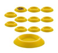 Lot de 12 bols d'alimentation isopod non coulissants pour animaux de compagnie | Bol d'alimentation pour Dubia cafards - pour queues sauteuses - pour queues sauteuses - Million Pattes Petits animaux