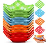Lot de 12 bols polyvalents - Passent au micro-ondes - Résistants à la chaleur - Sans se brûler les mains - Pour soupe et nourriture chaude au micro-ondes