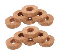 Lot de 12 Bouchons en Liège pour Pots De Fleurs Hydroponiques avec Trou Central Bouchons De Remplacement pour Récipients en Verre Hydroponiques Vases Bocaux De 65 Cm