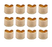 Lot de 12 boucles de courroie d'imprimante 3D en cuivre avec connecteurs de câble pour imprimante 3D de largeur 6 mm 2GT - Courroie en caoutchouc facile à fixer