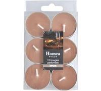 Lot de 12 Bougies Chauffe-Plat Essentiel 3,5cm Opium G