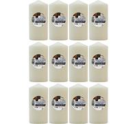 Lot de 12 Bougies Chauffe-plat Parfumées Noix de Coco en Grande Taille XXL 120 x 57 mm - Bougies Aromatiques, Grande Durée de Vie (34-36 Heures) et Arôme Délicat - Aromathérapie par les Bougies