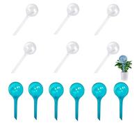 Lot de 12 boules d'arrosage automatiques en plastique CuiCanfla - Petites boules d'arrosage pour plantes - Distributeur d'eau pour plantes en pot - Auto-arrosage