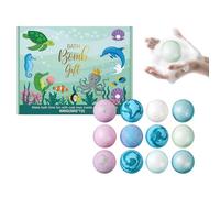 Lot de 12 boules de bain bio faites à la main pour - Pour la maison, les soins quotidiens, les hôtels, la salle de bain, la , les fêtes, Noël