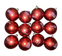 Lot de 12 boules de Noël amusantes en 3D à suspendre pour sapin de Noël - Cadeau ultime pour adulte