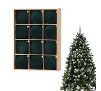 Lot de 12 boules de Noël incassables à suspendre