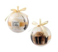 Lot de 12 Boules de Noël Portico de la Gloria Saint-Jacques de Compostelle Ø 7,5 cm