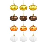 Lot de 12 boules de peintes pour Halloween, intérieur et extérieur avec cordons pour salon, cour