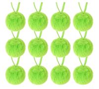 Lot de 12 boules décoratives en peluche à suspendre pour sapin de Noël et décoration de vacances, adaptées pour une utilisation dans les espaces résidentiels et commerciaux, y compris les hôtels et