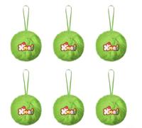Lot de 12 boules en peluche à suspendre pour sapin de Noël - Pour la maison saisonnière et une utilisation commerciale dans les hôtels et les restaurants (B)