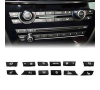Lot de 12 boutons de climatisation de rechange pour bouton de chauffage A/C, kit de réparation compatible avec BMW 5 6 7 F10 F01 F12 61319313923 931392