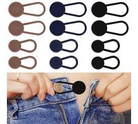 Lot De 12 Boutons D'extension, Rallonges De Bouton De Pantalon,Rallonges De Taille Elastiques,Extensions De Boutons De Pantalon Pour Chemise, Pantalon, Robe,Pantalon De Maternité