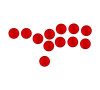 Lot de 12 boutons mécaniques rouges pour manette d'arcade