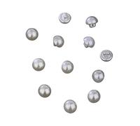 Lot de 12 boutons ronds en forme de champignon avec perles d'imitation pour vêtements et travaux manuels