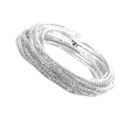 Lot de 12 bracelets élastiques en strass scintillants - Accessoires de bijoux pour femmes et femmes
