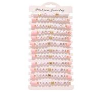 Lot de 12 Bracelets Équipe de Mariée, Bracelet EVJF, Bracelet Mariée et Team Mariée, pour Enterrement de Vie de Jeune Fille et Nuptiale