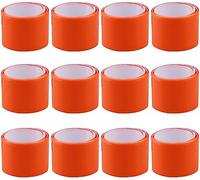 Lot de 12 Brassard Reflechissantes, Clip Haute Visibilité Bras de Cheville Bracelet Fluo Band pour Courir Cyclisme Marche(Orange)