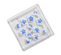 Lot de 12 breloques en résine pour ongles 3D - Rose camélia - Accessoires Macniure Art pour les amateurs de mode - Fleurs de nail art