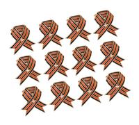 Lot de 12 broches russes en alliage de zinc sur le thème de l'Union soviétique avec ruban et oreilles de blé, One Size, Comme décrit