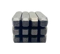 Lot de 12 burins professionnels en métal pour sculpture de bijoux - Texture en acier pour la fabrication de motifs et de texturation