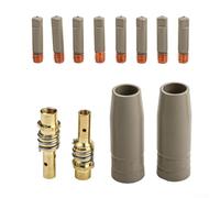 Lot de 12 buses de protection de revêtement pour 15AK, fabriquées avec des matériaux avancés pour une durabilité accrue et un retrait des scories dans les processus de soudage