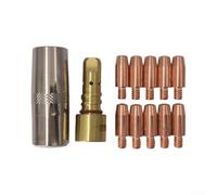 Lot de 12 buses de soudure en cuivre de qualité supérieure pour Lincoln | Compatible avec Lincoln pour magnum PRO 250L/300L, remplace KP2744/KP2742, jeu complet