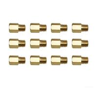 Lot de 12 buses principales de carburateur Mikuni série VM compatibles avec moto ronde coulissante plate 12 pièces taille 330-440 frein de moulinet de pêche