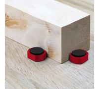 Lot de 12 butées en alliage d'aluminium de 20 mm pour le travail du bois pour le serrage d'établi pour un maintien sûr et un positionnement précis des pièces dans les tâches de travail du bois