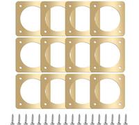 Lot de 12 cabanes en cuivre avec protection en cuivre pour oiseaux bleus orientaux - Ouverture de 3,8 cm