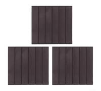 Lot de 12 caches de fente de panneau électrique, 54 x 50 mm, bandes d'obturation pour rail DIN pour boîte à fusibles et tableau de distribution, outils - Cache-trous en plastique pour protection