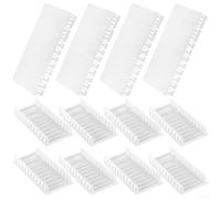 Lot de 12 caches de fente de panneau électrique pour tableau de distribution, boucliers de trous de boîte à fusibles modulaires en plastique ABS, compatibles avec Hager for Schneider