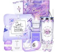 Lot de 12 cadeaux chrétiens pour femme « Get Well Soon » - Ensemble de soins personnels pour femme - Cadeau inspirant religieux et spirituel - Cadeau relaxant - Cadeau d'anniversaire de luxe pour