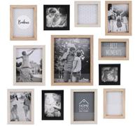 Lot de 12 cadres photo - PARIS PRIX - Vues - Bois, Verre & MDF - Beige