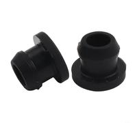Lot de 12 caoutchoucs de support de casserole en silicone pour plaques de cuisson à gaz Smev et Thetford - Résistant à la chaleur jusqu'à 260 °C - Compatible avec barres de 5 mm - Noir