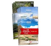 Lot de 12 carnets longs format A4 pour étudiants | 140 pages lignées par ligne | Couverture souple, 21 cm x 29,7 cm environ | GSM 57 | Utile pour l'école, l'université et le bureau | Lot de 12 |