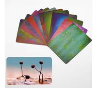 Lot de 12 cartes de fond pour photographie macro, kit de toile de fond pour photographie de produit, pour micro prise de vue sur table, superbes images de nourriture et de bijoux