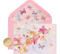 Lot De 12 Cartes De Notes Motif Fleurs Éparpillées Scattered Blossoms