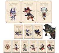 Lot De 12 Cartes Nfc Pour Carte Monster Hunter Stories 2 Nfc Amiibo. Switch Compatible, Inclus : Palamute, Palico, Magnamalo