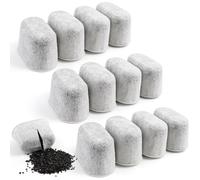 Lot de 12 Cartouches de Filtre à Eau pour Machine à Café, Charbon Actif Filtre à Eau Compatible avec les Cafetières NINJA ES601, ES701, Filtre à Charbon Actif Non Tissé, Cartouches de Rechange
