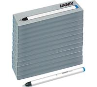 Lot de 12 cartouches d'encre T11 avec grand stock d'encre et pointe d'écriture en acier inoxydable bleu (effaçable) pour stylo roller à cartouche modèle 311 balloon-36 mines