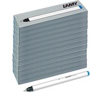 Lot de 12 cartouches d'encre T11 avec grand stock d'encre et pointe d'écriture en acier inoxydable bleu (effaçable) pour stylo roller à cartouche modèle 311 balloon ¿ 36 mines